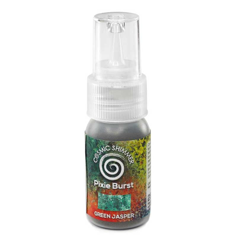 Expresiones creativas Cosmic Shimmer Pixie Burst Jaspe verde